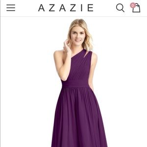 Azazie - Molly - Grape - Size 2